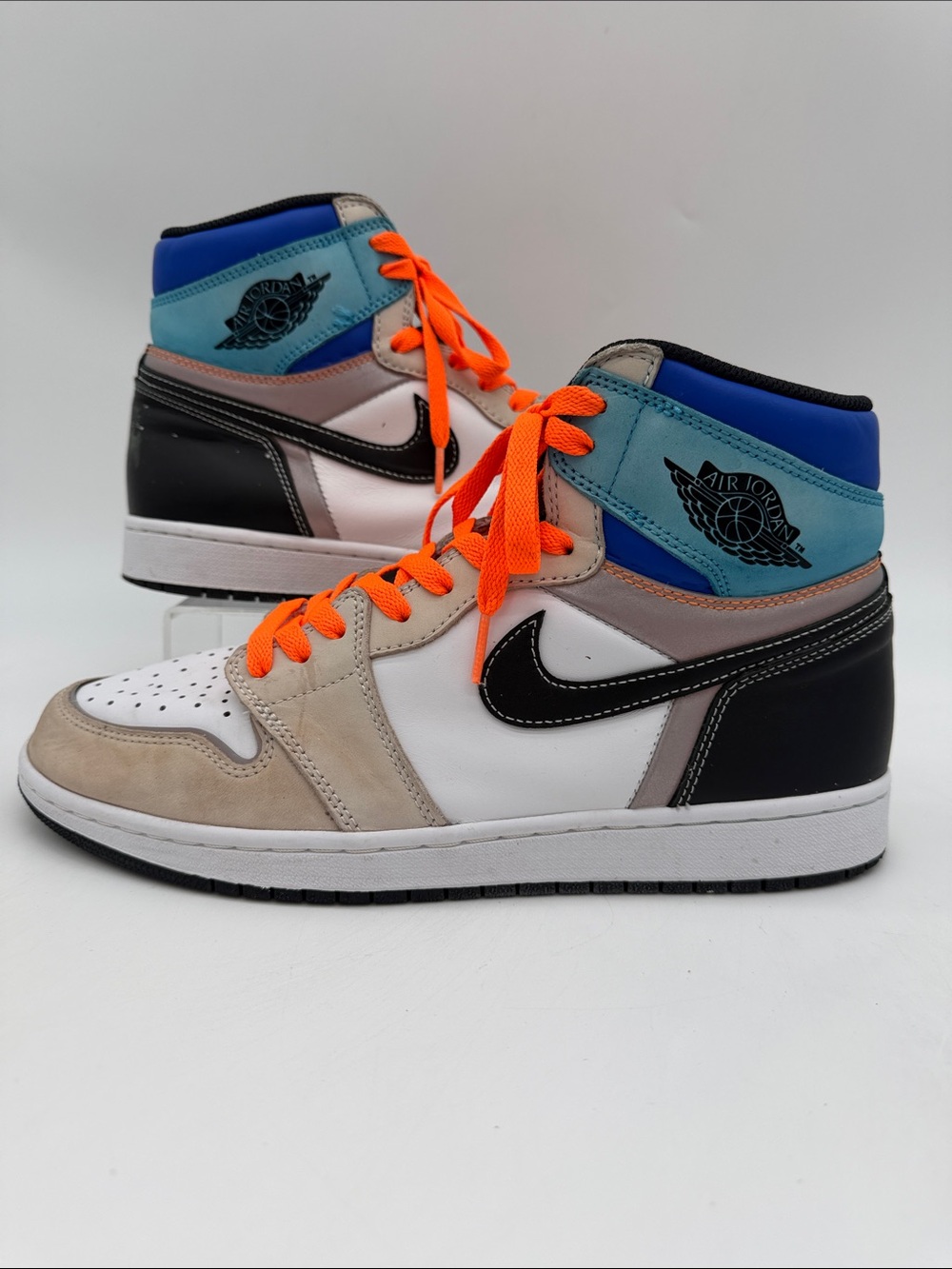 Jordan1 Retro High OG Prototype White/Total Orange-Multi DC6515 100 Mens Size 11